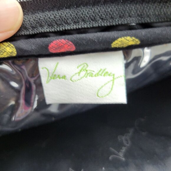 Vera Bradley Havana Hanging Organizer Travel Cosmetic Bag Polka Dots Zipper - Picture 5 of 12